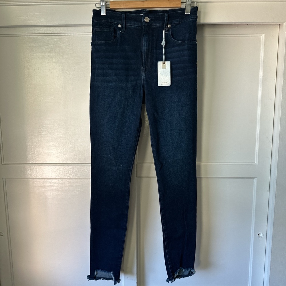 GOOD AMERICAN Dark Blue Women's Jeans